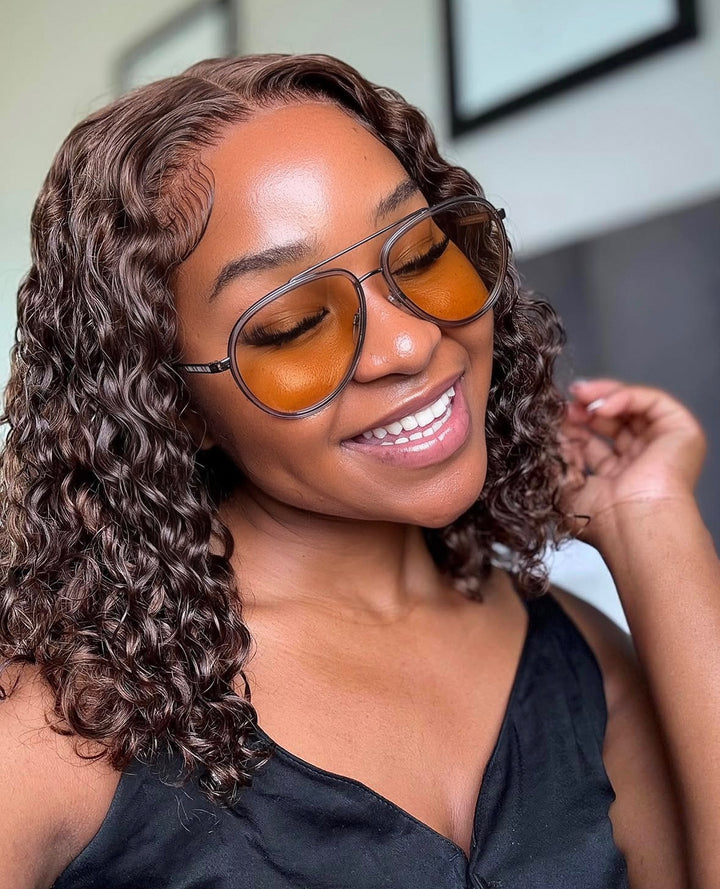 14” Glueless Luxe Brown