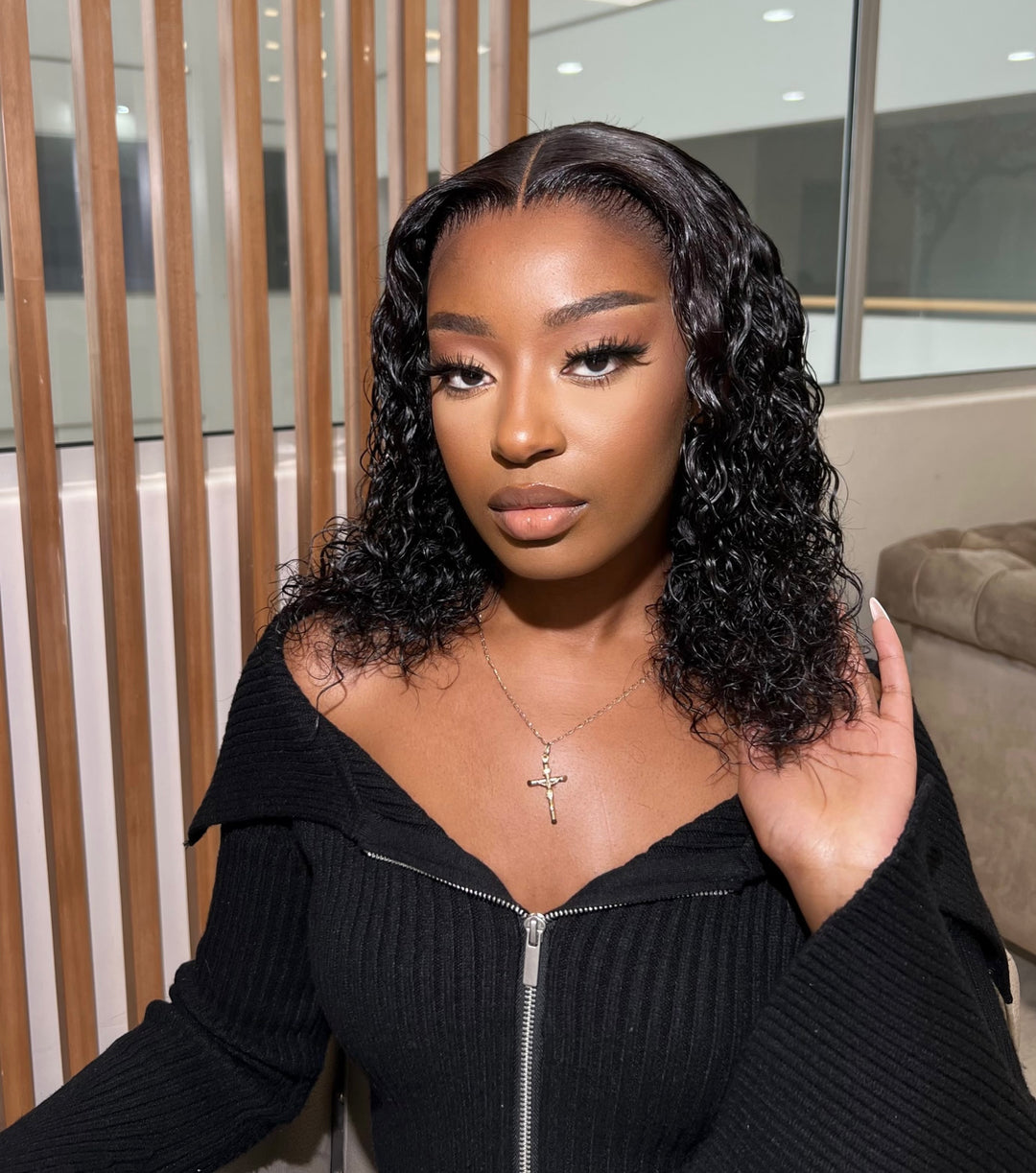 13x4 Single Drawn Frontal Wig 8-14 inch Water Wave
