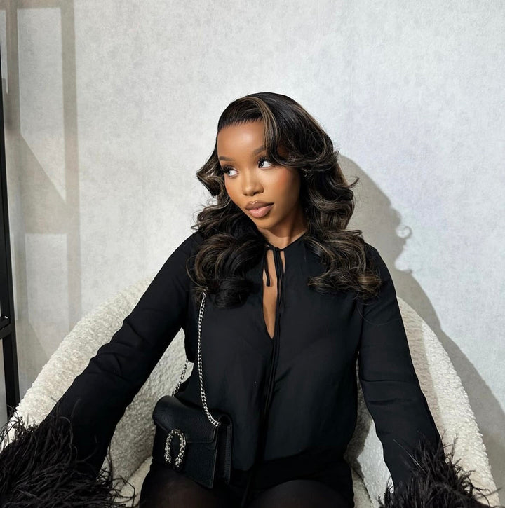 20” Dark Ash Frontal Wig
