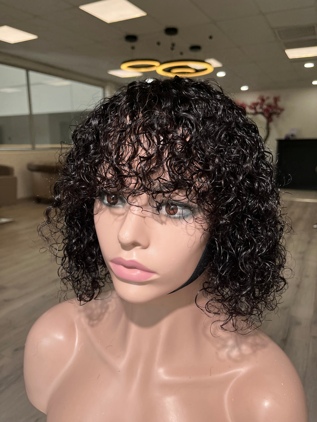 8 inch Island Curl Fringe Wig
