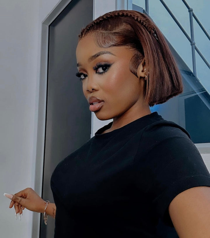 12" Cinnamon Bob Wig