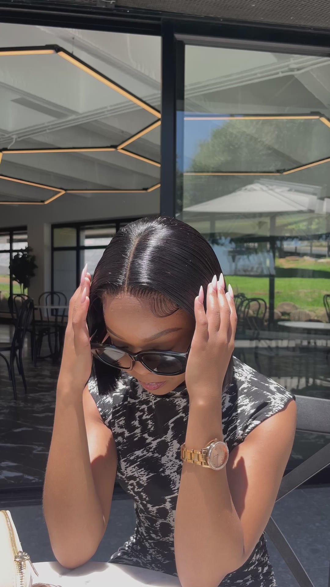 8" Pre-cut Sleek Vietnamese Bob Wig - Glueless & Ready to Wear