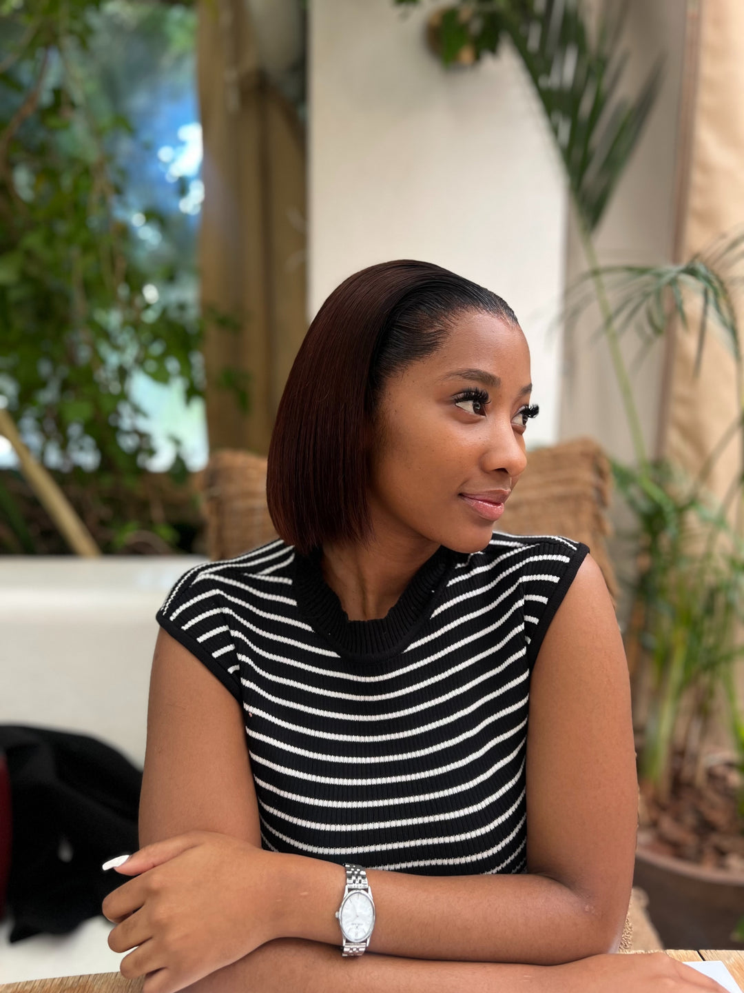 8” M-Hairline Ombré Bob Wig