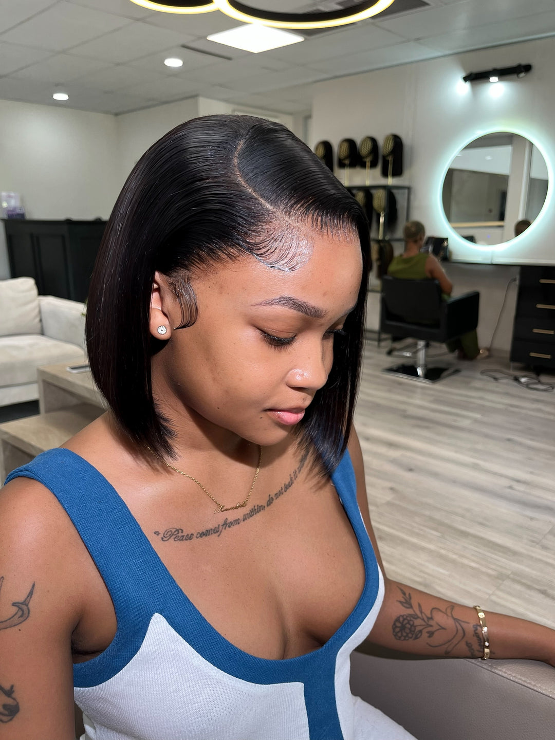 8" Frontal Wig [Double Drawn]