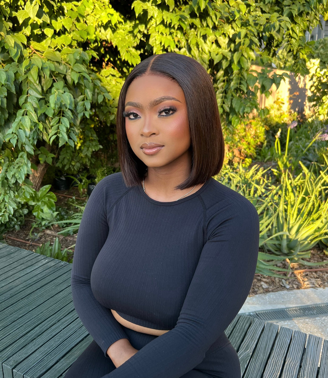 10” HD 6x6 Sleek Wear & Go Bob Wig